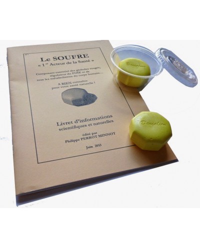 Galet de soufre et livret